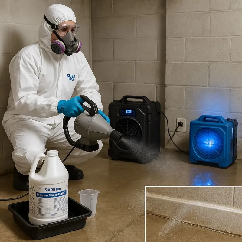 Sanitization and Odor Removal process in Baltic, CT